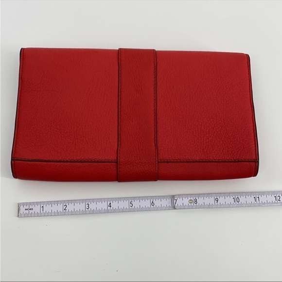 Vince Camuto Snap Front Leather Clutch - Picture 5 of 6